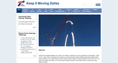 Desktop Screenshot of keepitmovingdallas.com